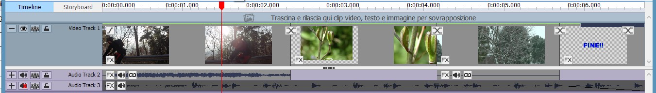 Video editing timeline used to prepare source media before MP4 to MP3 conversion